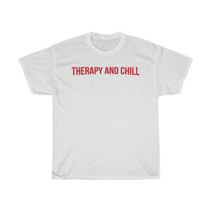 "Therapy and Chill" Unisex Jersey Short Sleeve Tee