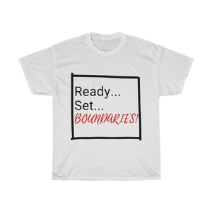 "Ready...Set...Boundaries" Unisex Jersey Short Sleeve Tee
