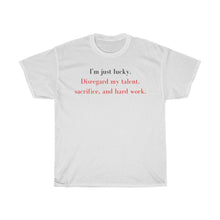 Load image into Gallery viewer, &quot;I&#39;m Just Lucky&quot; Unisex Jersey Short Sleeve Tee